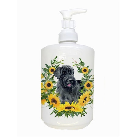 Carolines Treasures Giant Schnauzer Ceramic Soap Dispenser CK2852SOAP
